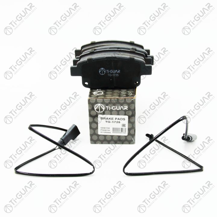 Тормозные колодки TG-1725/PN0431W* Ti·GUAR Тормозные колодки TG-1725/PN0431W* Ti·GUAR